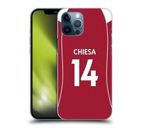 Head Case Designs sous Licence Officielle Liverpool Football Club Federico Chiesa 2025/26 Joueurs Maillot Domicile 1er Groupe Coque Dure pour l'arrière Compatible avec Apple iPhone 12 Pro Max