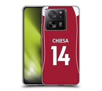 Head Case Designs sous Licence Officielle Liverpool Football Club Federico Chiesa 2025/26 Players Home Kit 1st Group Coque en Gel [Qualité Militaire] Compatible avec Xiaomi 13T 5G / 13T Pro 5G