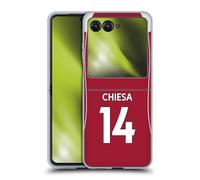 Head Case Designs sous Licence Officielle Liverpool Football Club Federico Chiesa 2025/26 Players Home Kit 1st Group Coque en Gel [Qualité Militaire] Compatible avec Razr 40 Ultra/Razr+ 2023