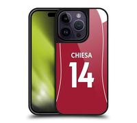 Head Case Designs sous Licence Officielle Liverpool Football Club Federico Chiesa 2025/26 Players Home Kit 1st Group Coque en Gel renforcée [Qualité Militaire] Compatible avec Apple iPhone 14 Pro