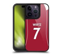 Head Case Designs sous Licence Officielle Liverpool Football Club Florian Wirtz 2025/26 Players Home Kit 1st Group Coque en Gel renforcée [Qualité Militaire] Compatible avec Apple iPhone 14 Pro