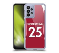 Head Case Designs sous Licence Officielle Liverpool Football Club Giorgi Mamardashvili 2025/26 Joueurs Maillot Domicile 1er Groupe Coque pour l'arrière Compatible avec Samsung Galaxy A23 / 5G (2022)