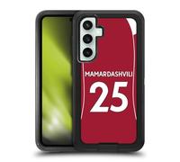 Head Case Designs sous Licence Officielle Liverpool Football Club Giorgi Mamardashvili 2025/26 Joueurs Maillot Domicile 1er Groupe Étui Antichoc Ultra-Blindé Compatible avec Samsung Galaxy S23 FE 5G
