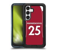 Head Case Designs sous Licence Officielle Liverpool Football Club Giorgi Mamardashvili 2025/26 Joueurs Maillot Domicile 1er Groupe Étui Antichoc Ultra-Blindé Compatible avec Samsung Galaxy S24 5G