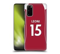 Head Case Designs sous Licence Officielle Liverpool Football Club Giovanni Leoni 2025/26 Joueurs Maillot Domicile 2e Groupe Coque Dure pour l'arrière Compatible avec Samsung Galaxy S20 / S20 5G