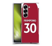 Head Case Designs sous Licence Officielle Liverpool Football Club Jeremie Frimpong 2025/26 Joueurs Maillot Domicile 1er Groupe Coque Dure pour l'arrière Compatible avec Samsung Galaxy Z Fold6