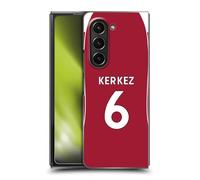 Head Case Designs sous Licence Officielle Liverpool Football Club Milos Kerkez 2025/26 Joueurs Maillot Domicile 1er Groupe Coque Dure pour l'arrière Compatible avec Samsung Galaxy Z Fold5
