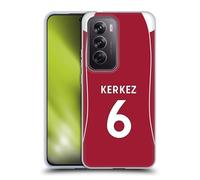 Head Case Designs sous Licence Officielle Liverpool Football Club Milos Kerkez 2025/26 Joueurs Maillot Domicile 1er Groupe Coque en Gel [Qualité Militaire] Compatible avec Oppo Reno12 Pro 5G