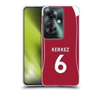 Head Case Designs sous Licence Officielle Liverpool Football Club Milos Kerkez 2025/26 Players Home Kit 1st Group Coque en Gel [Qualité Militaire] Compatible avec Oppo Reno11 F 5G / F25 Pro 5G