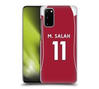 Head Case Designs sous Licence Officielle Liverpool Football Club Mohamed Salah 2025/26 Joueurs Maillot Domicile 1er Groupe Coque Dure pour l'arrière Compatible avec Samsung Galaxy S20 / S20 5G