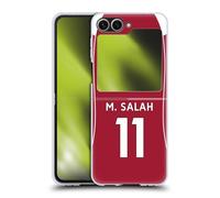 Head Case Designs sous Licence Officielle Liverpool Football Club Mohamed Salah 2025/26 Joueurs Maillot Domicile 1er Groupe Coque Dure pour l'arrière Compatible avec Samsung Galaxy Z Flip6