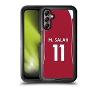 Head Case Designs sous Licence Officielle Liverpool Football Club Mohamed Salah 2025/26 Joueurs Maillot Domicile 1er Groupe Étui Antichoc Ultra-Blindé Compatible avec Samsung Galaxy A14 5G