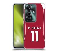 Head Case Designs sous Licence Officielle Liverpool Football Club Mohamed Salah 2025/26 Players Home Kit 1st Group Coque en Gel [Qualité Militaire] Compatible avec Oppo Reno11 F 5G / F25 Pro 5G