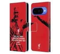 Head Case Designs sous Licence Officielle Liverpool Football Club Ne Soyez Pas Rouge Bill Shankly Citations Étui Portefeuille en Cuir Compatible avec Google Pixel 10
