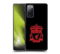 Head Case Designs sous Licence Officielle Liverpool Football Club Noir 2 Crête 1 Coque Dure pour l'arrière Compatible avec Samsung Galaxy S20 FE / 5G