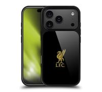 Head Case Designs sous Licence Officielle Liverpool Football Club Or Logo sur Noir Liver Bird Coque en Gel renforcée [Protection de Qualité Militaire] Compatible avec Apple iPhone 17 Pro