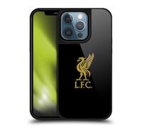 Head Case Designs Sous Licence Officielle Liverpool Football Club Or Logo Sur Noir Liver Bird Coque en gel renforcée [Protection de Qualité Militaire] Compatible avec Apple iPhone 13 Pro