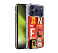 Head Case Designs sous Licence Officielle Liverpool Football Club Plaque D'époque Anfield Crête Vous Ne Marchera Jamais Seule Coque en Gel [Qualité Militaire] Compatible avec Apple iPhone 17 Pro