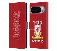 Head Case Designs sous Licence Officielle Liverpool Football Club Rappel Bill Shankly Citations Étui Portefeuille en Cuir Compatible avec Google Pixel 10 Pro XL