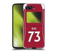 Head Case Designs sous Licence Officielle Liverpool Football Club Rio Ngumoha 2025/26 Joueurs Maillot Domicile 2e Groupe Coque Dure pour l'arrière Compatible avec Motorola Razr 2022