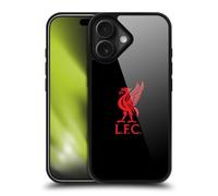 Head Case Designs sous Licence Officielle Liverpool Football Club Rouge Logo sur Noir Liver Bird Coque en Gel renforcée [Protection de Qualité Militaire] Compatible avec Apple iPhone 17