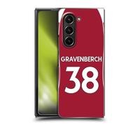 Head Case Designs sous Licence Officielle Liverpool Football Club Ryan Gravenberch 2025/26 Joueurs Maillot Domicile 2e Groupe Coque Dure pour l'arrière Compatible avec Samsung Galaxy Z Fold5