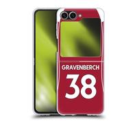 Head Case Designs sous Licence Officielle Liverpool Football Club Ryan Gravenberch 2025/26 Joueurs Maillot Domicile 2e Groupe Coque Dure pour l'arrière Compatible avec Samsung Galaxy Z Flip6