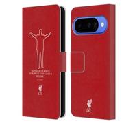 Head Case Designs sous Licence Officielle Liverpool Football Club Scouse Rouge Bill Shankly Citations Étui Portefeuille en Cuir Compatible avec Google Pixel 10