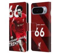 Head Case Designs sous Licence Officielle Liverpool Football Club Trent Alexander-Arnold 2021/22 Première Équipe Étui Portefeuille en Cuir Compatible avec Google Pixel 10 Pro XL