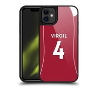 Head Case Designs Sous Licence Officielle Liverpool Football Club Virgil van Dijk 2025/26 Joueurs Maillot Domicile 1er Groupe Coque en gel renforcée [Qualité Militaire] Compatible avec Apple iPhone 11