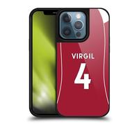 Head Case Designs sous Licence Officielle Liverpool Football Club Virgil Van Dijk 2025/26 Players Home Kit 1st Group Coque en Gel renforcée [Qualité Militaire] Compatible avec Apple iPhone 13 Pro