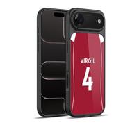 Head Case Designs sous Licence Officielle Liverpool Football Club Virgil Van Dijk 2025/26 Players Home Kit 1st Group Coque en Gel renforcée [Qualité Militaire] Compatible avec Apple iPhone 17 Air