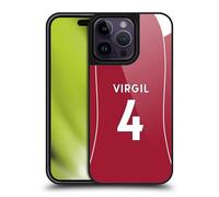Head Case Designs sous Licence Officielle Liverpool Football Club Virgil Van Dijk 2025/26 Players Home Kit 1st Group Coque en Gel renforcée [Qualité Militaire] Compatible avec Apple iPhone 14 Pro Max