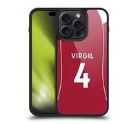 Head Case Designs sous Licence Officielle Liverpool Football Club Virgil Van Dijk 2025/26 Players Home Kit 1st Group Coque en Gel renforcée [Qualité Militaire] Compatible avec Apple iPhone 15 Pro Max