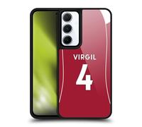 Head Case Designs sous Licence Officielle Liverpool Football Club Virgil Van Dijk 2025/26 Players Home Kit 1st Group Coque en Gel renforcée [Qualité Militaire] Compatible avec Samsung Galaxy A55 5G
