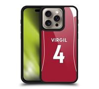 Head Case Designs sous Licence Officielle Liverpool Football Club Virgil Van Dijk 2025/26 Players Home Kit 1st Group Coque en Gel renforcée [Qualité Militaire] Compatible avec Apple iPhone 16 Pro