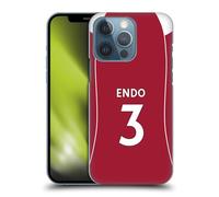 Head Case Designs sous Licence Officielle Liverpool Football Club Wataru Endo 2025/26 Joueurs Maillot Domicile 2e Groupe Coque Dure pour l'arrière Compatible avec Apple iPhone 13 Pro