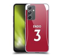 Head Case Designs sous Licence Officielle Liverpool Football Club Wataru Endo 2025/26 Joueurs Maillot Domicile 2e Groupe Coque Dure pour l'arrière Compatible avec Samsung Galaxy A54 5G