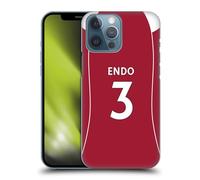 Head Case Designs sous Licence Officielle Liverpool Football Club Wataru Endo 2025/26 Joueurs Maillot Domicile 2e Groupe Coque Dure pour l'arrière Compatible avec Apple iPhone 13 Pro Max