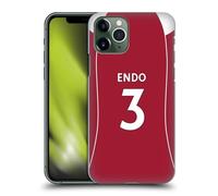 Head Case Designs sous Licence Officielle Liverpool Football Club Wataru Endo 2025/26 Joueurs Maillot Domicile 2e Groupe Coque Dure pour l'arrière Compatible avec Apple iPhone 11 Pro