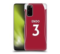 Head Case Designs sous Licence Officielle Liverpool Football Club Wataru Endo 2025/26 Joueurs Maillot Domicile 2e Groupe Coque Dure pour l'arrière Compatible avec Samsung Galaxy S20 / S20 5G