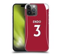 Head Case Designs sous Licence Officielle Liverpool Football Club Wataru Endo 2025/26 Joueurs Maillot Domicile 2e Groupe Coque Dure pour l'arrière Compatible avec Apple iPhone 14 Pro Max