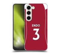 Head Case Designs sous Licence Officielle Liverpool Football Club Wataru Endo 2025/26 Joueurs Maillot Domicile 2e Groupe Coque Dure pour l'arrière Compatible avec Samsung Galaxy S23 5G