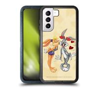 Head Case Designs sous Licence Officielle Looney Tunes Bugs Bunny and Lola Bunny Saison Étui Antichoc Ultra-Blindé Compatible avec Samsung Galaxy S21 5G