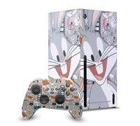 Head Case Designs Sous Licence Officielle Looney Tunes Bugs Bunny Graphiques Et Personnages Enveloppement De Console De Jeu Et Skins Pour Manette De Jeu Ensemble compatible avec Xbox Series X