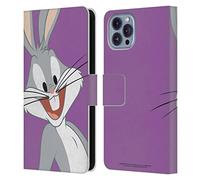 Head Case Designs sous Licence Officielle Looney Tunes Bugs Bunny Personnages Étui Portefeuille en Cuir Compatible avec Apple iPhone 14