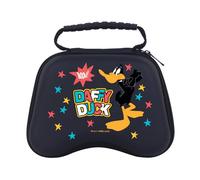 Head Case Designs sous Licence Officielle Looney Tunes Daffy Duck Icônes de Personnages Étui De Transport Rigide De Voyage Compatible avec PS5 DualSense & Xbox Controller
