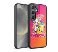 Head Case Designs sous Licence Officielle Looney Tunes J'aime l' Arc-en-Ciel Modèles Coque en Gel renforcée [Protection de Qualité Militaire] Compatible avec Samsung Galaxy S24 5G