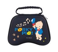 Head Case Designs Sous Licence Officielle Looney Tunes Porky Pig Icônes de Personnages Étui De Transport Rigide De Voyage compatible avec PS5 DualSense & Xbox Controller