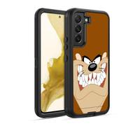Head Case Designs sous Licence Officielle Looney Tunes Tasmanian Démon Visage Plein Étui Antichoc Ultra-Blindé Compatible avec Samsung Galaxy S22 5G